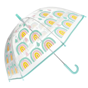 Rex London - Transparent Umbrella: Rainbow