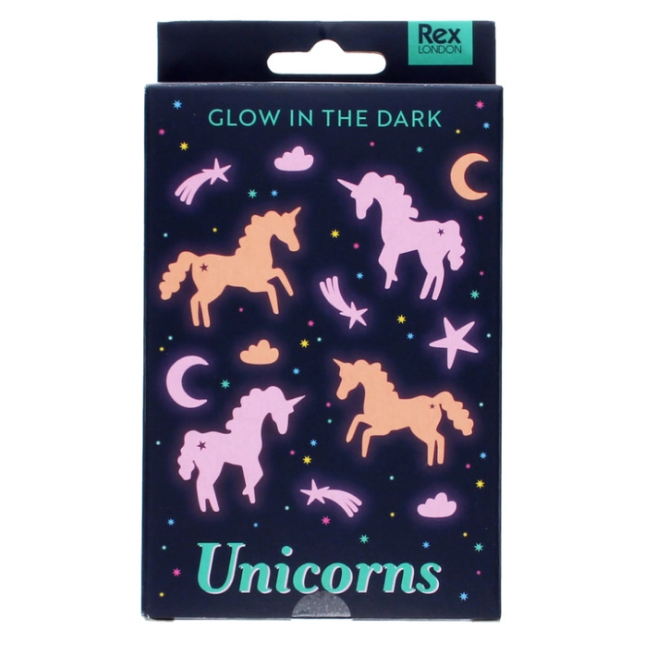 Rex London Glow in Dark - Unicorns