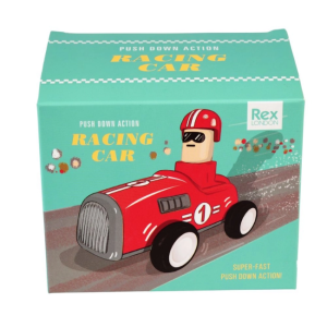 Rex London - Push Down Action Racing Car: Red