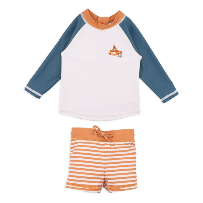bebe HARVEY LS RASHIE & TRUNK SET