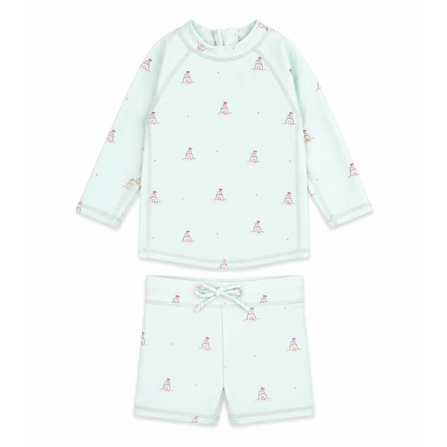 bebe JAMIE LS RASHIE & TRUNK SET