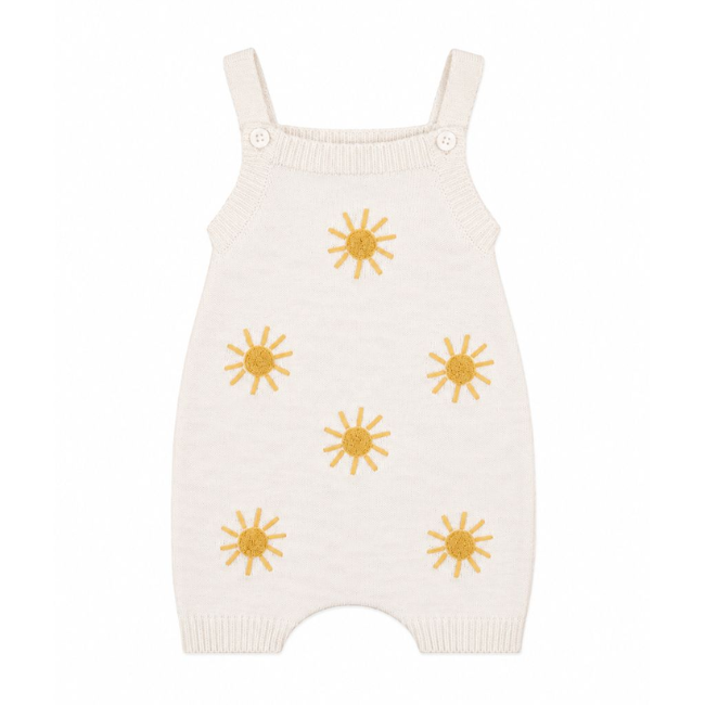 bebe SCOUT KNITTED SUN OVERALLS