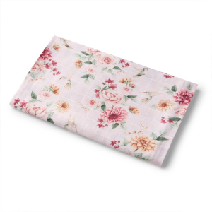 Snuggle Hunny - Organic Muslin Wrap: Birds + Blooms