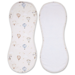 Snuggle Hunny - Organic Cotton Burp Cloth: Up + Away