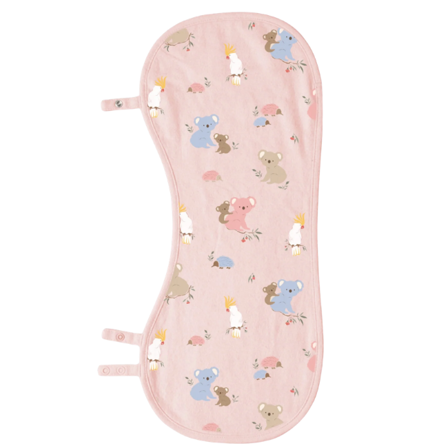 toshi Baby Burp Cloth Arcadia Gumnut Babies blossom