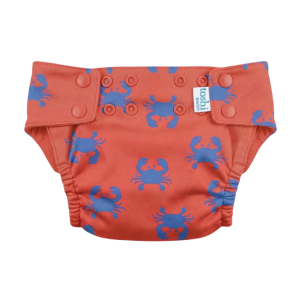 Toshi - Reusable Swim Nappy: Pirate Mud Crabs