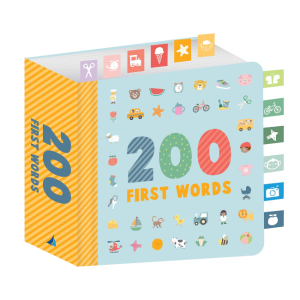 Lake Press - Chunky Ribbon Tabbed Board Book: First 200 Words