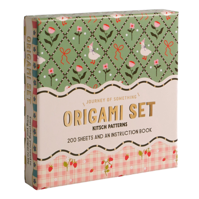 Journey Of Something Origami Set - Kitsch Patterns Journey Of Something Origami Set - Kitsch Patterns