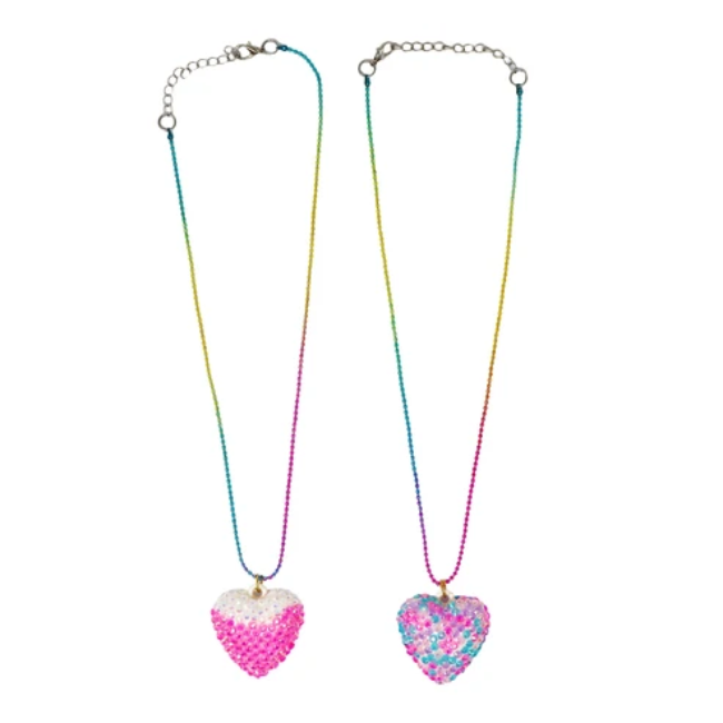 Pink Poppy - Sparkly Pendant