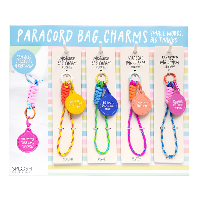 Splosh - Durable paracord bag charm Teacher