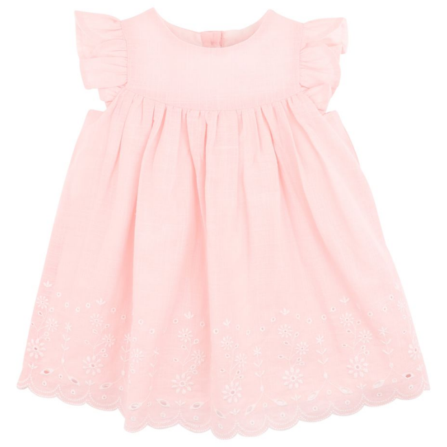bebe CHELSEA BRODERIE HEM DRESS bebe CHELSEA BRODERIE HEM DRESS