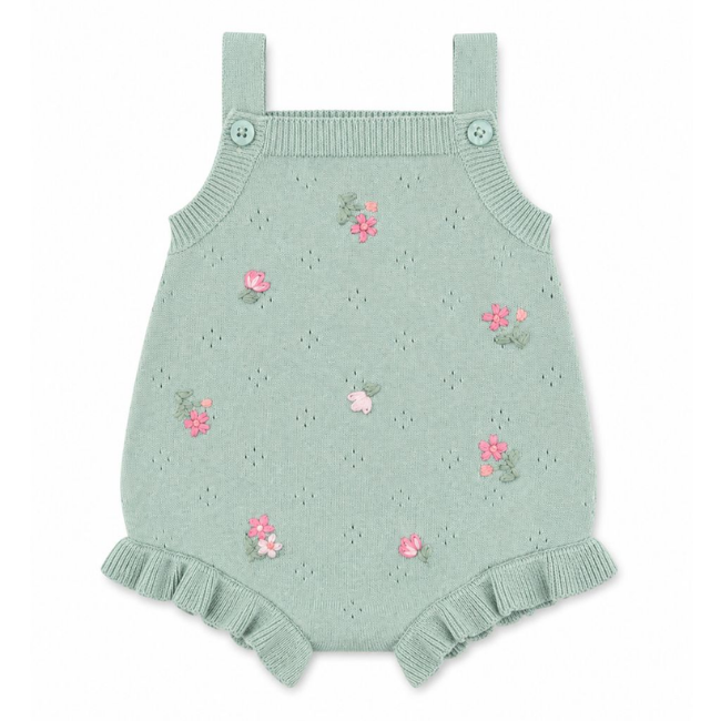 bebe CHELSEA ORGANIC HAND EMB. KNIT BODYSUIT