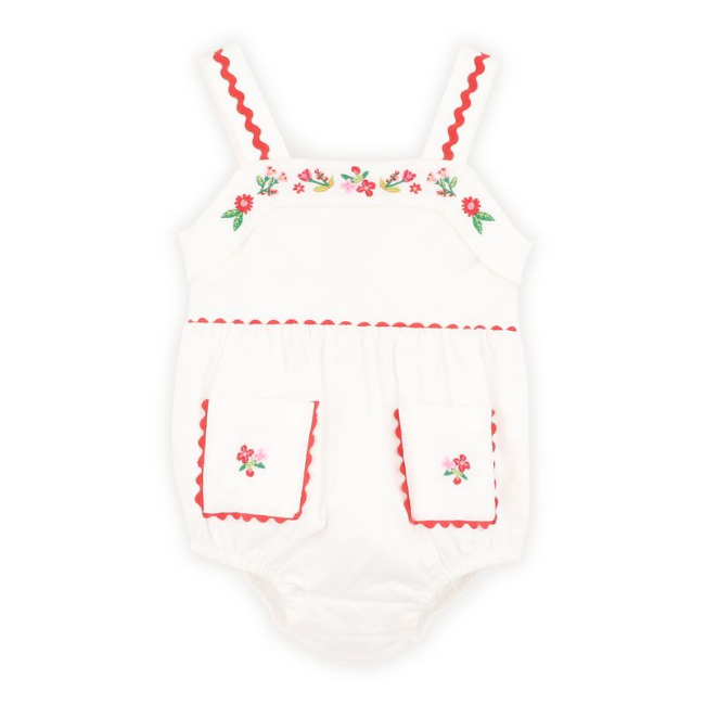 bebe FESTIVE RIC RAC POCKET BODYSUIT bebe FESTIVE RIC RAC POCKET BODYSUIT