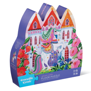 Crocodile Creek - 36 Piece Floor Puzzle: Unicorn Castle