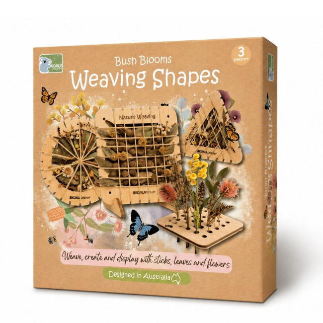 koala dream BUSH BLOOMS WEAVING SHAPES - CREATE WITH FLOWERS & LEAVES