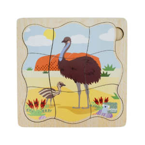 Koala Dream - Bush Buddies: Layer Puzzle Emu