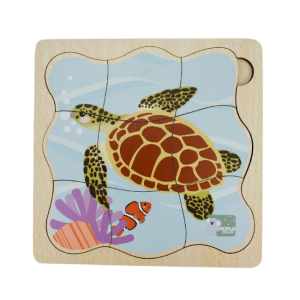 Koala Dream - Bush Buddies: Layer Puzzle Green Sea Turtle