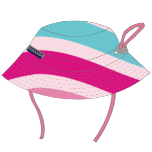 Korango - Swim Hat: Pink Swirl
