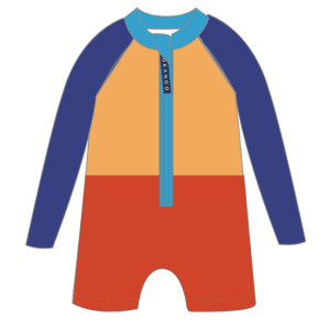 Korango - Zip Rash Suit: Sunset