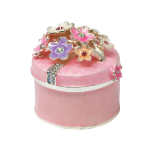 Pink Poppy - Trinket Box: Flower