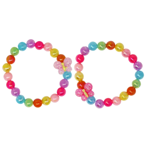 Pink Poppy - Bracelet: Rainbow Butterfly