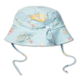 Snuggle Hunny - Swim Hat: Blue Little Subs