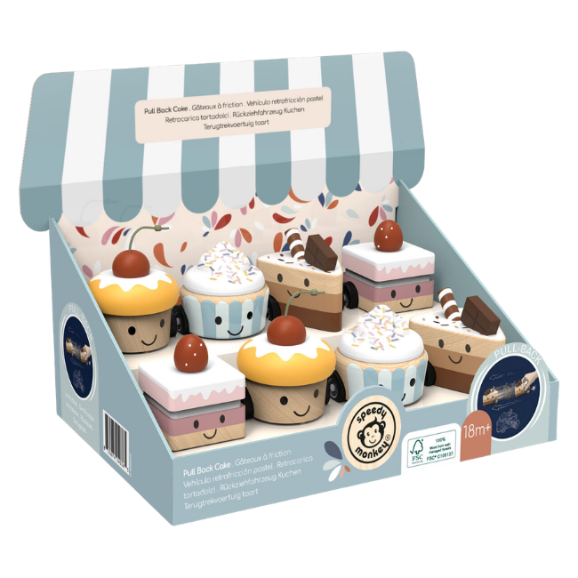 speedy monkey Pull Back Cake