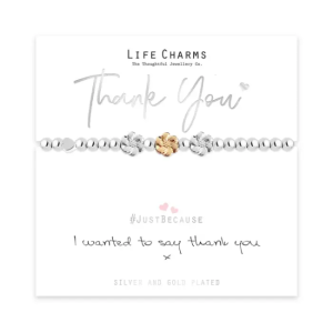 Life Charms - Just Because Bracelet: Thank You