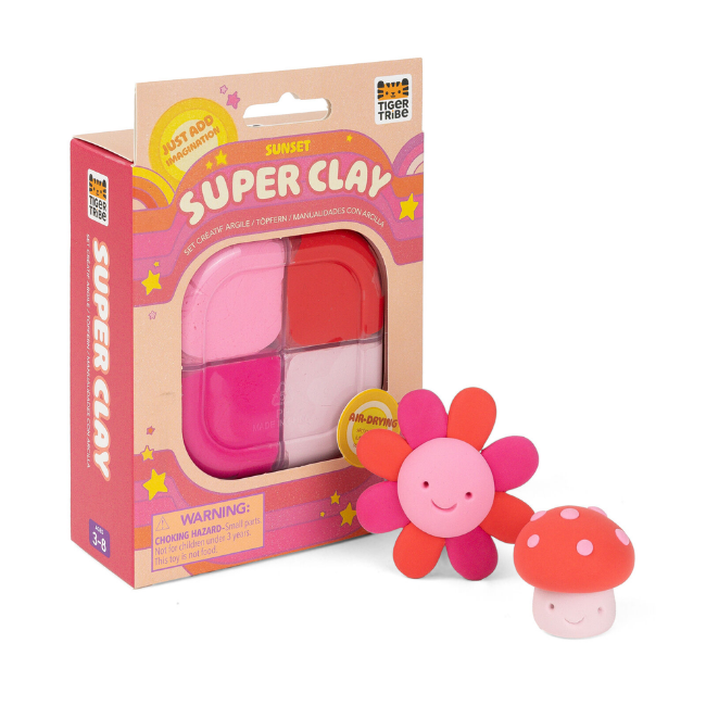 tiger tribe Super Clay - Sunset (Pink + Red)