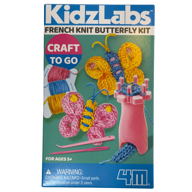 4m kidzlabz craft to go french knit butterfly kit 4m kidzlabz craft to go french knit butterfly kit