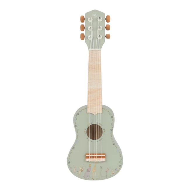 Safari Friends Wooden Guitar - Green