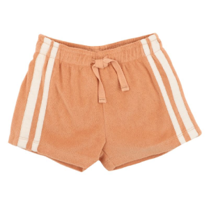 Fox + Finch - Phoenix: Caramel Side Stripe Toweling Shorts