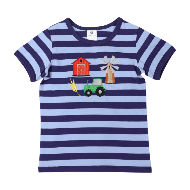 korango Farm Tee Blue