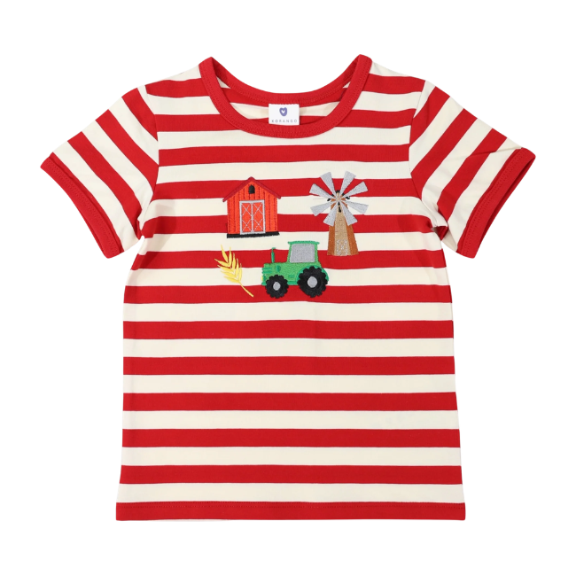 korango Farm Tee Red korango Farm Tee Red