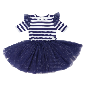 Korango - Tulle Dress: Navy