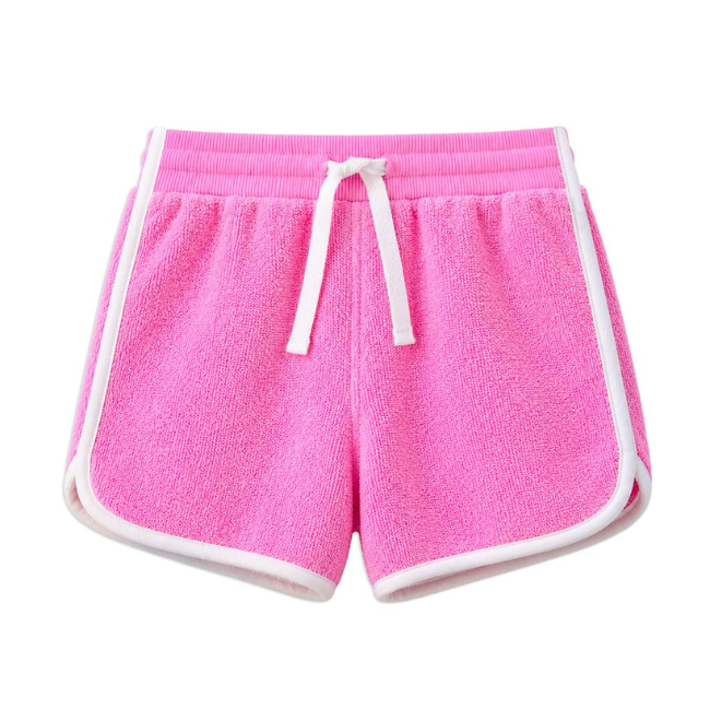 milky Super Pink Terry Towelling Short milky Super Pink Terry Towelling Short