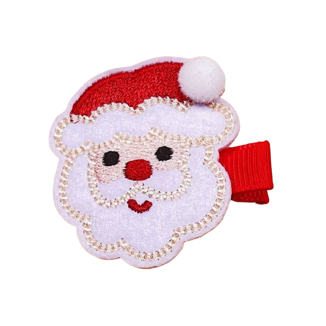 twinkle + bloom hair clip santa twinkle + bloom hair clip santa